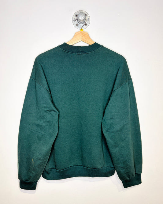 Vintage 1990s Canadian Tulip Festival Green Crewneck Sweatshirt