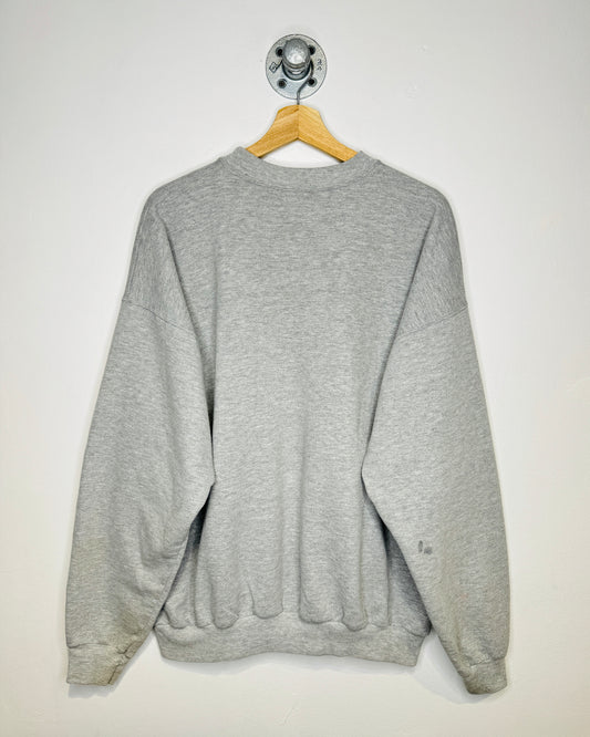 Vintage Berry Christmas Grey Crewneck Sweatshirt