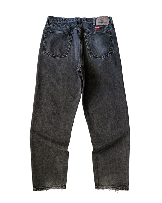 Wrangler Premium Quality Faded Black Wash Denim