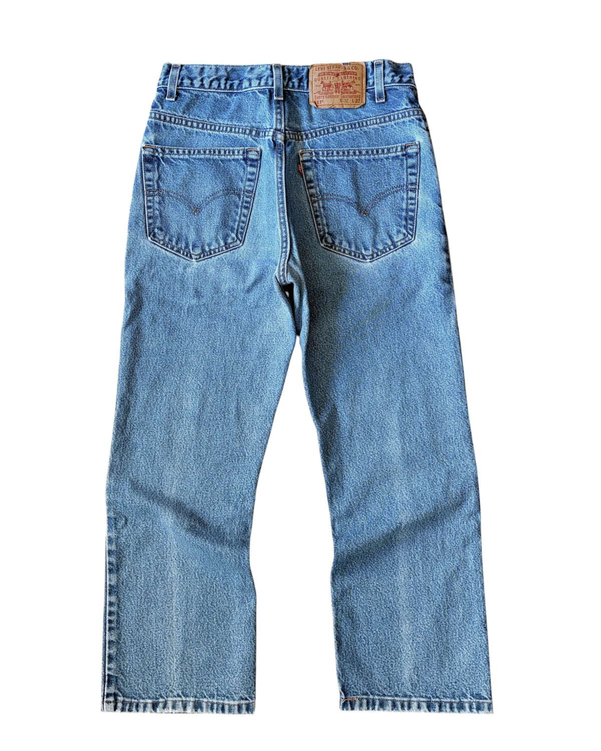 Levi Strauss 517 Blue Washed Flared Denim