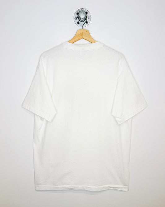Vintage 1996 “Poetry In Motion” Horse Racing White Tee Shirt
