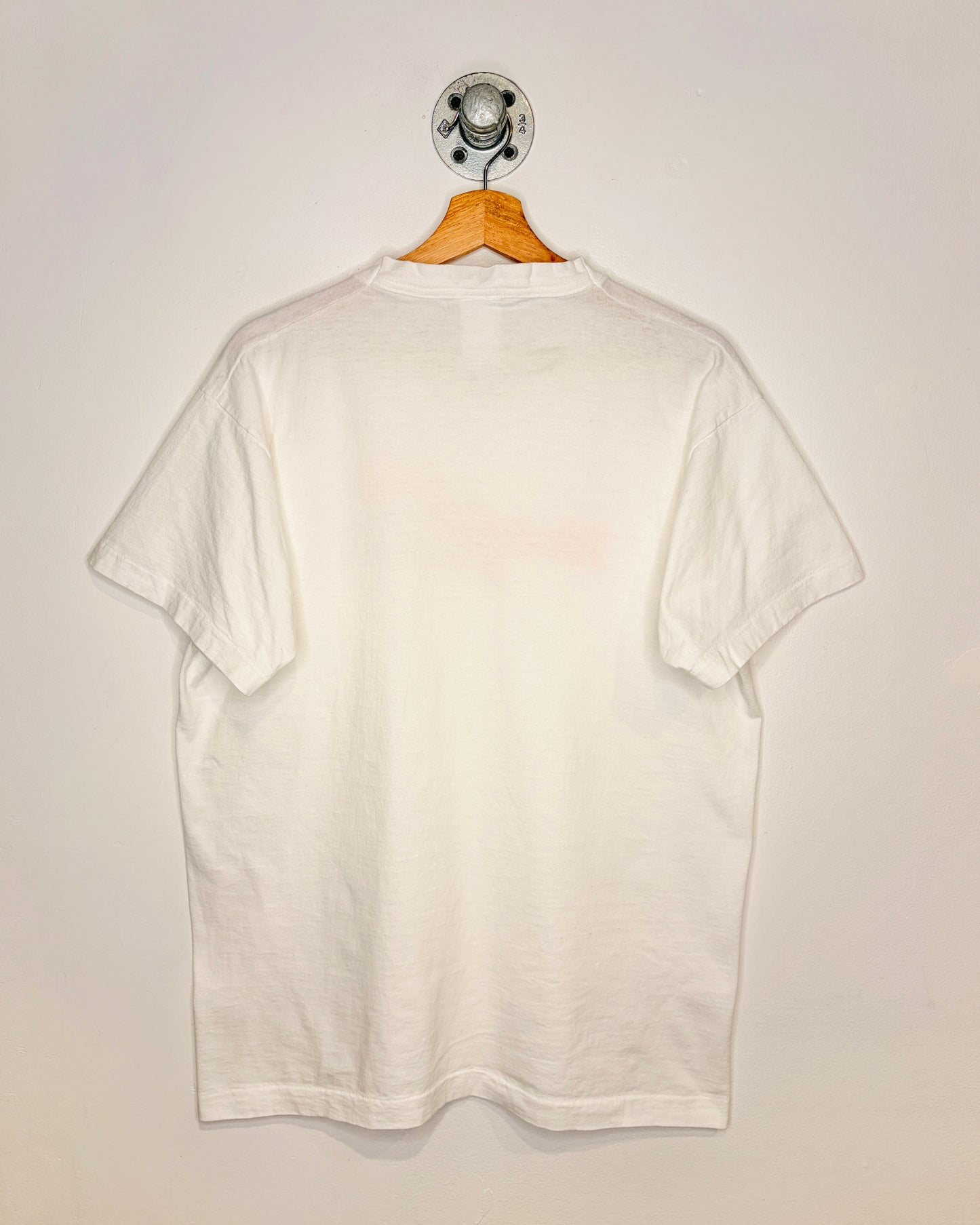 Vintage 90s Newport Pleasure Promo White Tee Shirt