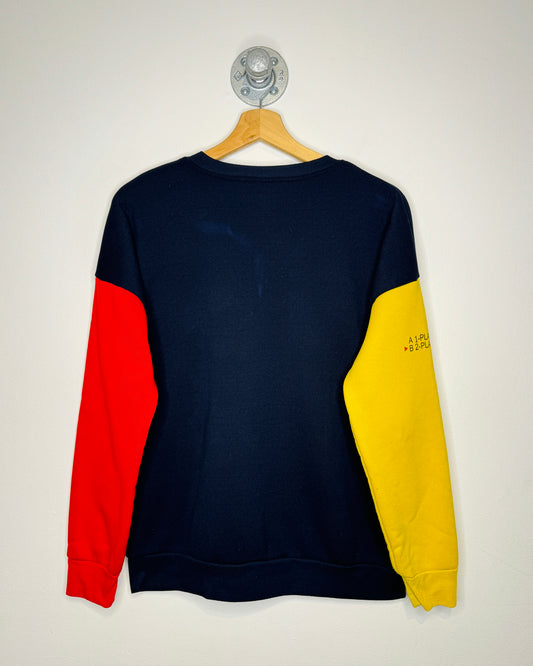 Harley Davidson Taz Looney Tunes Colorblock Crewneck Sweatshirt
