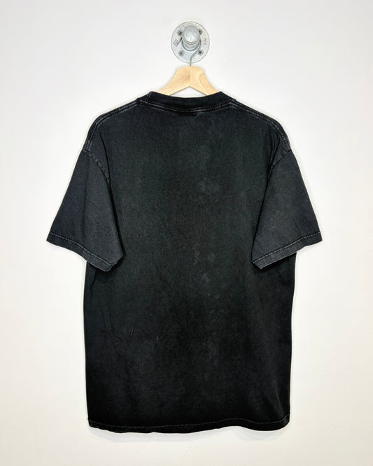 Vintage 90s CFL BC Lions Faded Black Tee Shirt