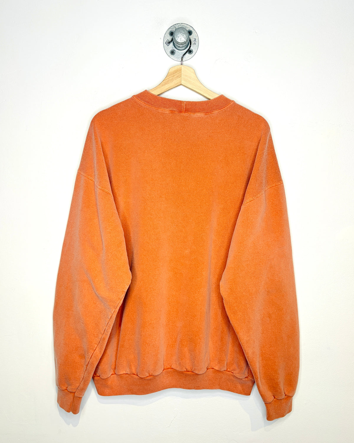 Vintage 90s “Jump What?” Faded Orange Crewneck Sweatshirt