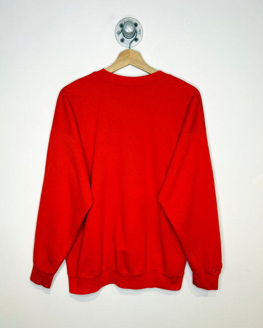 Vintage 90s Sears Ducks Red Crewneck Sweatshirt