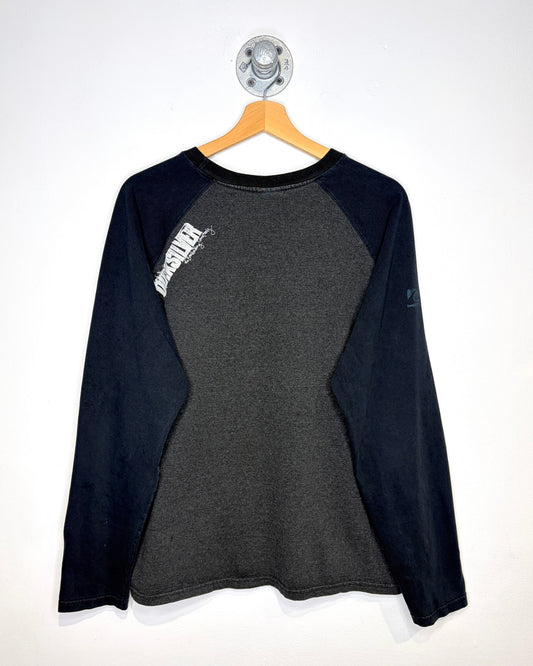 Vintage 2000s Quicksilver TwoTone Grey Longsleeve Shirt