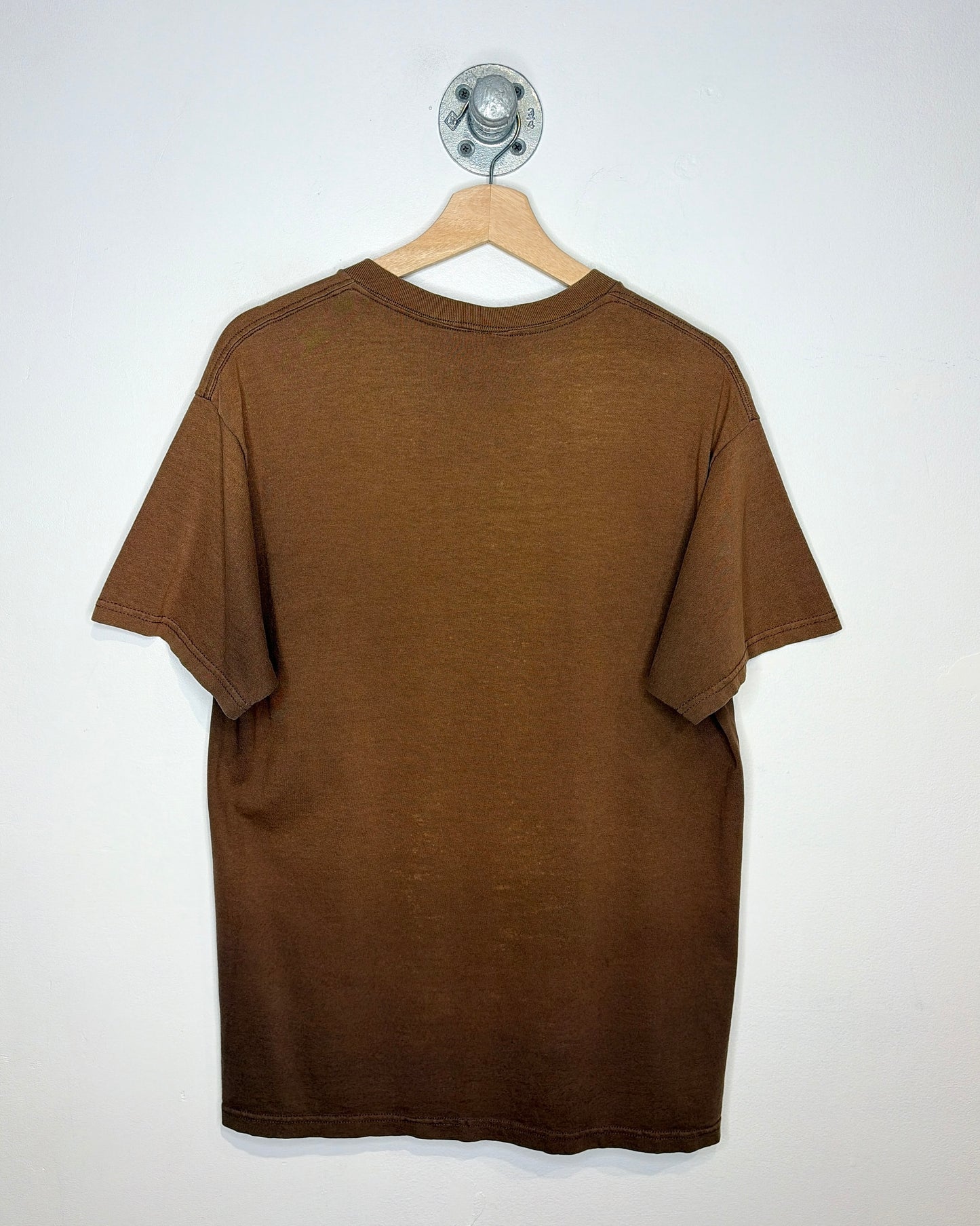 Vintage 90s/00s Peanuts “I’ve Got Clean Thoughts” Faded Brown Tee Shirt