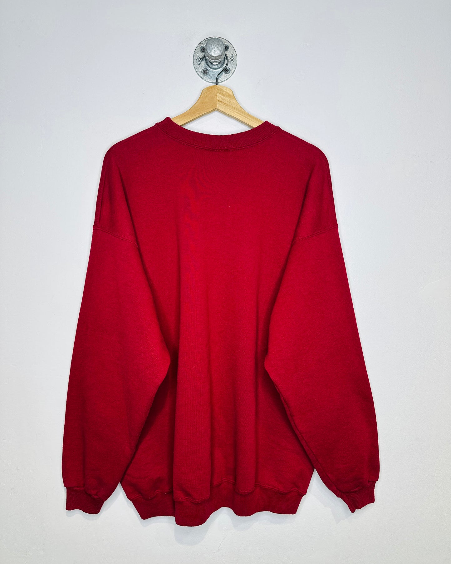 Vintage 1990s Donald Duck Burgundy Crewneck Sweatshirt