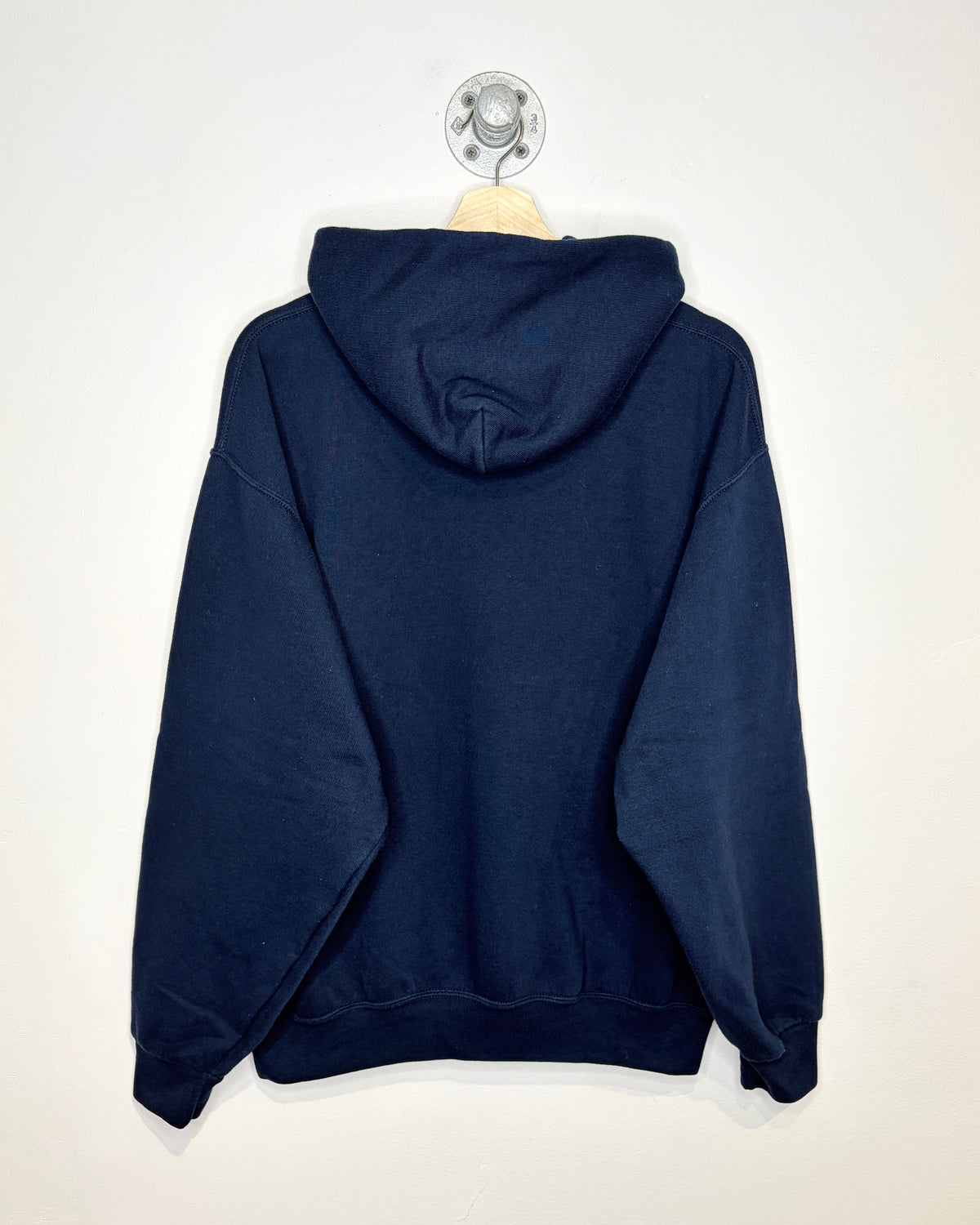 Vintage Boxy Russell Athletic Jefferson Women’s Track Navy Hoodie