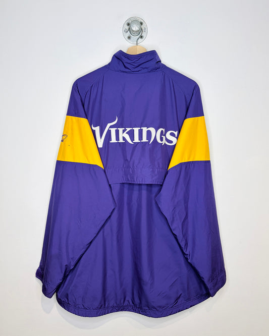 2000s NFL Minnesota Vikings Purple Windbreaker Jacket