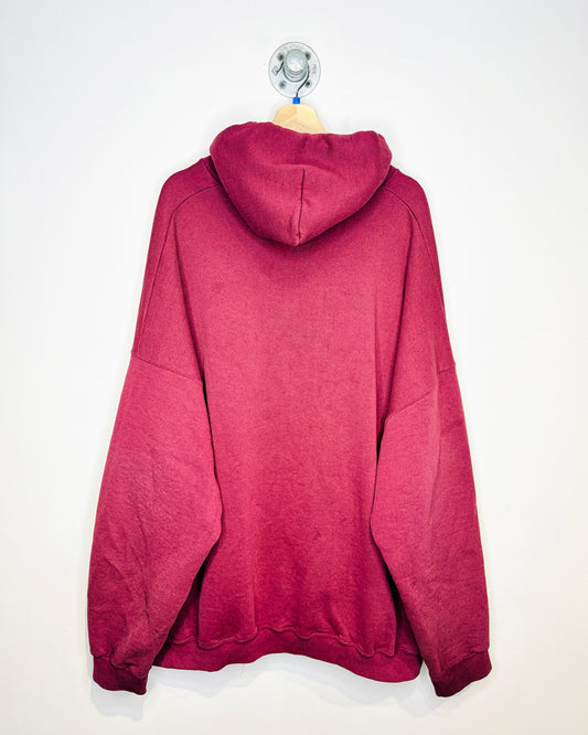 2000s PS Pro Burgundy Zip Up Hoodie