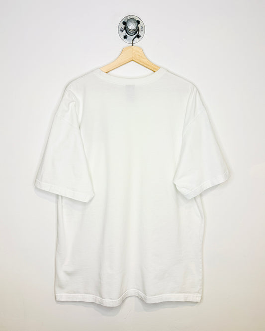 Vintage 1998 Marvin The Martian Looney Tunes White Pocket Tee Shirt