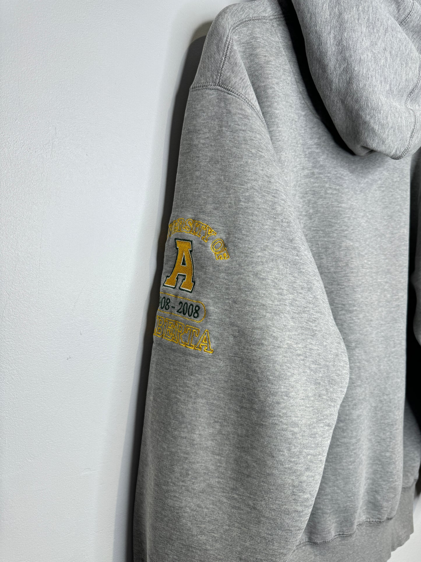 2008 University Of Alberta Grey Hoodie