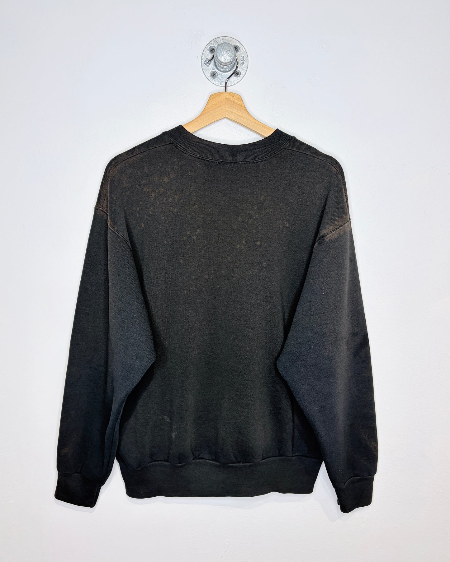 Vintage 90s United Way Black Crewneck Sweatshirt