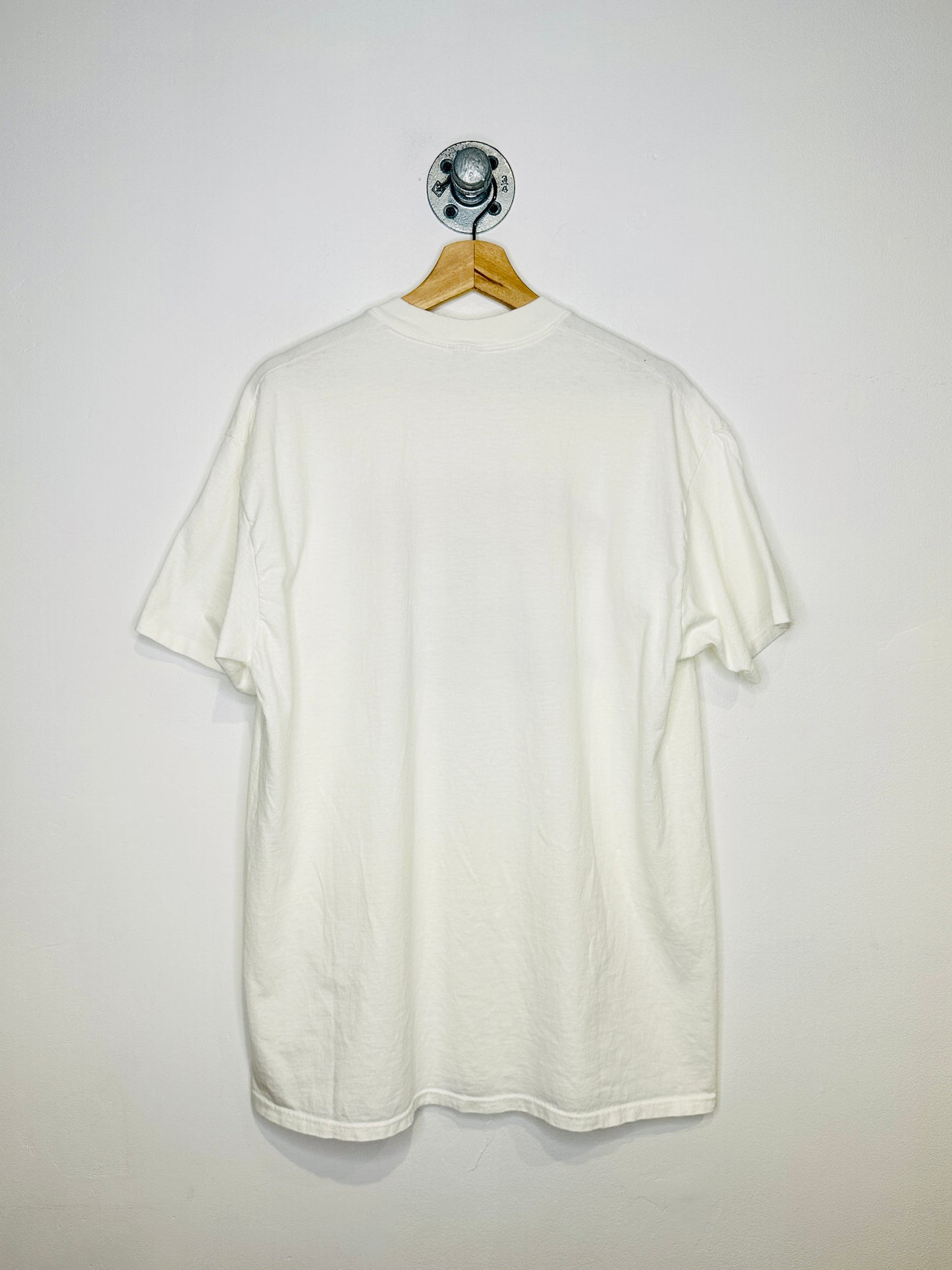 Vintage 1990s Texas Skeleton Couple Dry Heat White Tee Shirt