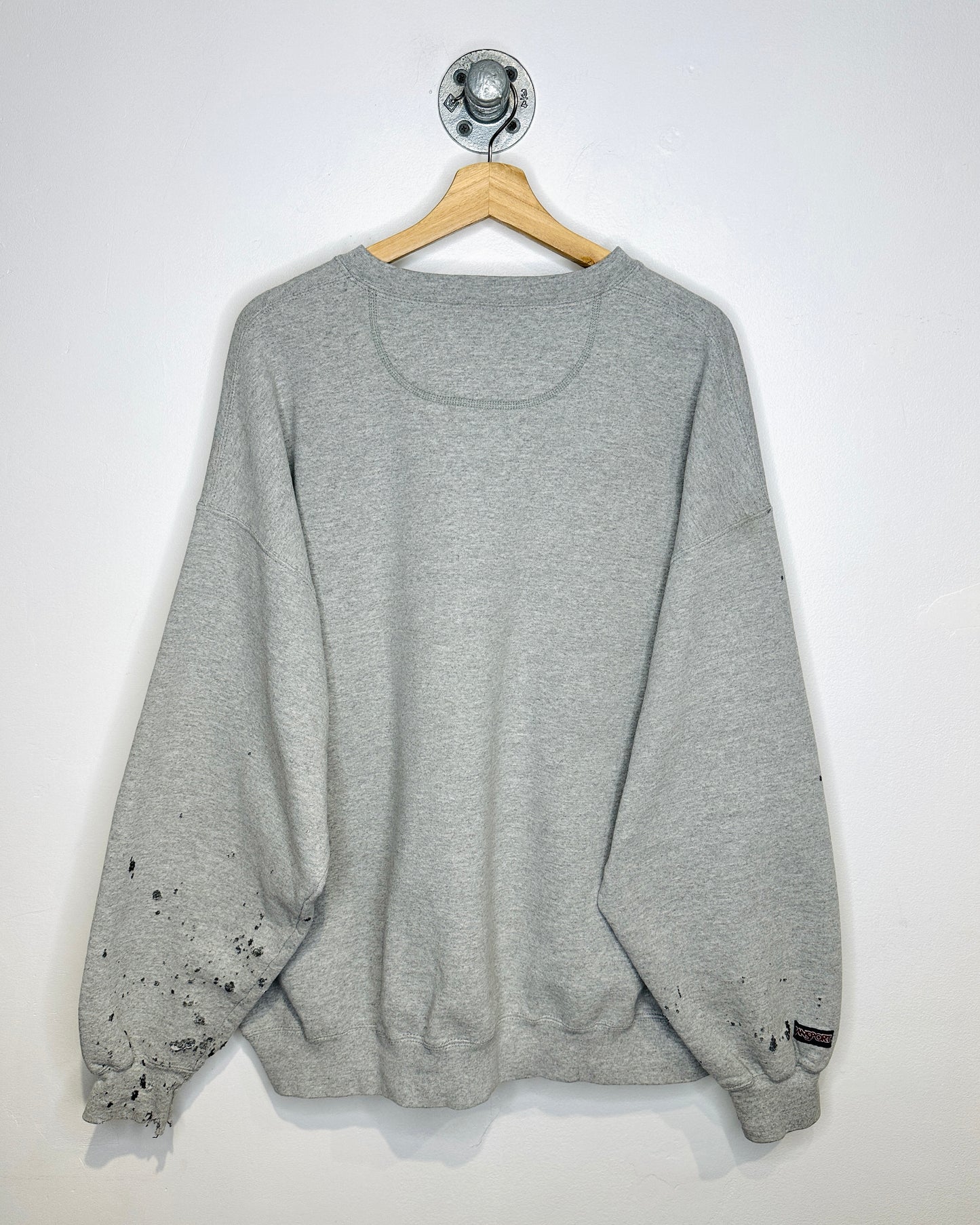 Vintage 90s Ohio State Distressed Grey Crewneck Sweatshirt