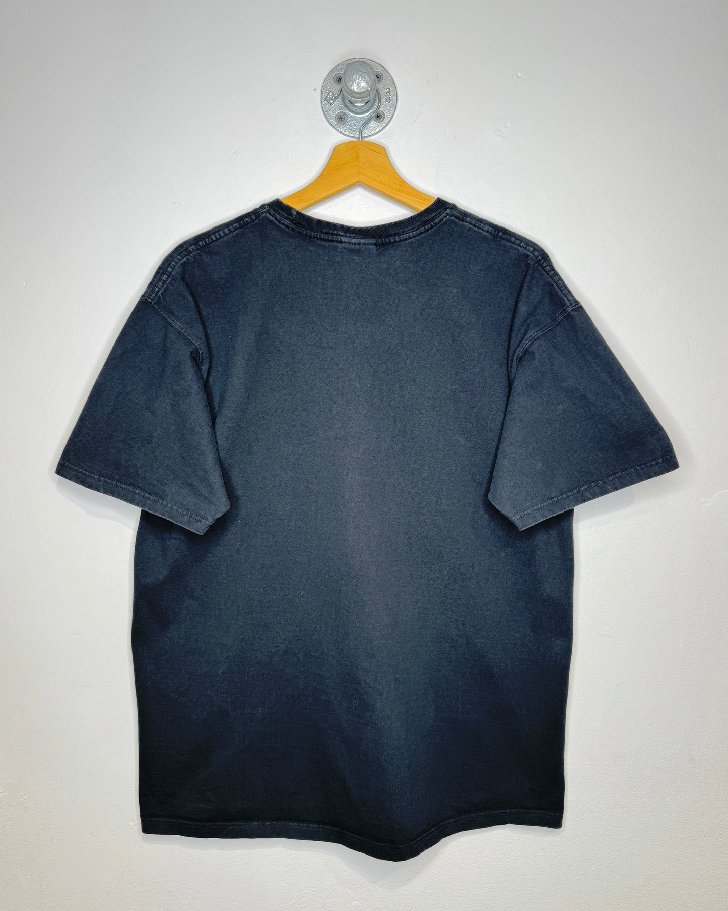 2000s The Cat In The Hat Faded Black Tee Shirt
