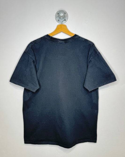 2000s The Cat In The Hat Faded Black Tee Shirt