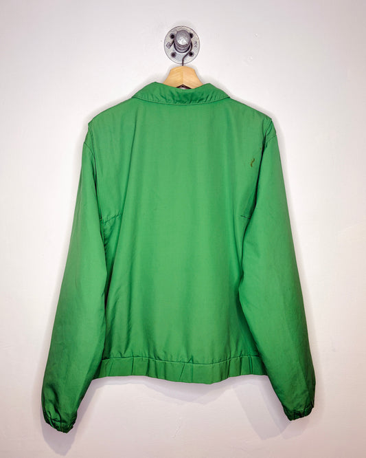 Vintage 90s Aberdeen Moss Green Harrington Style Jacket