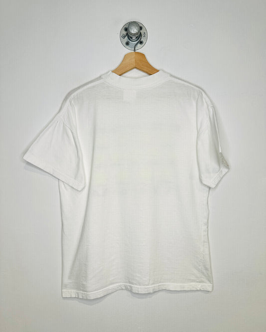 Vintage 90s “Do The Macarena” St Maarten White Tee Shirt