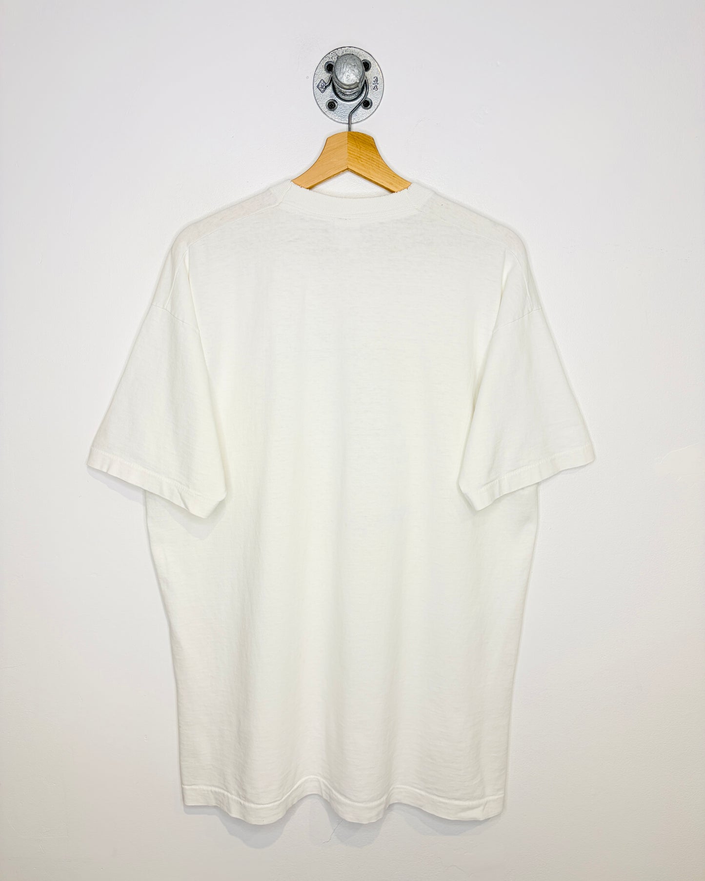 Vintage 90s The Flintstones Distressed White Tee Shirt