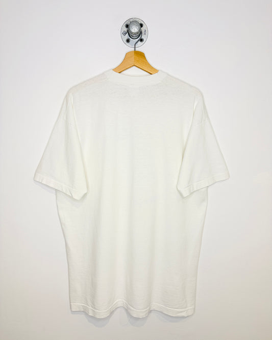 Vintage 90s The Flintstones Distressed White Tee Shirt