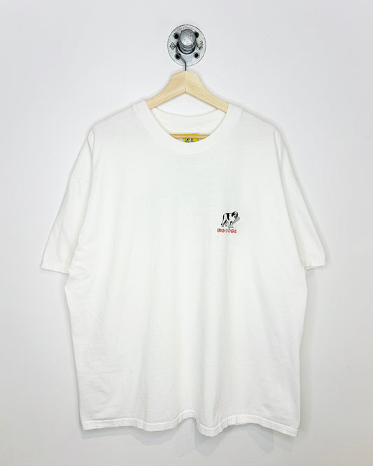 Vintage 1998 Big Dogs “South Bark” White Tee Shirt