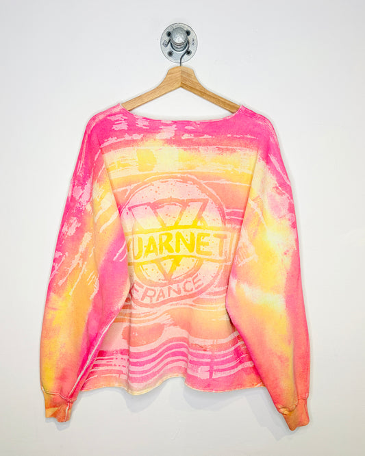 Vintage 90s Vuarnet France Multicolored Crewneck Sweatshirt