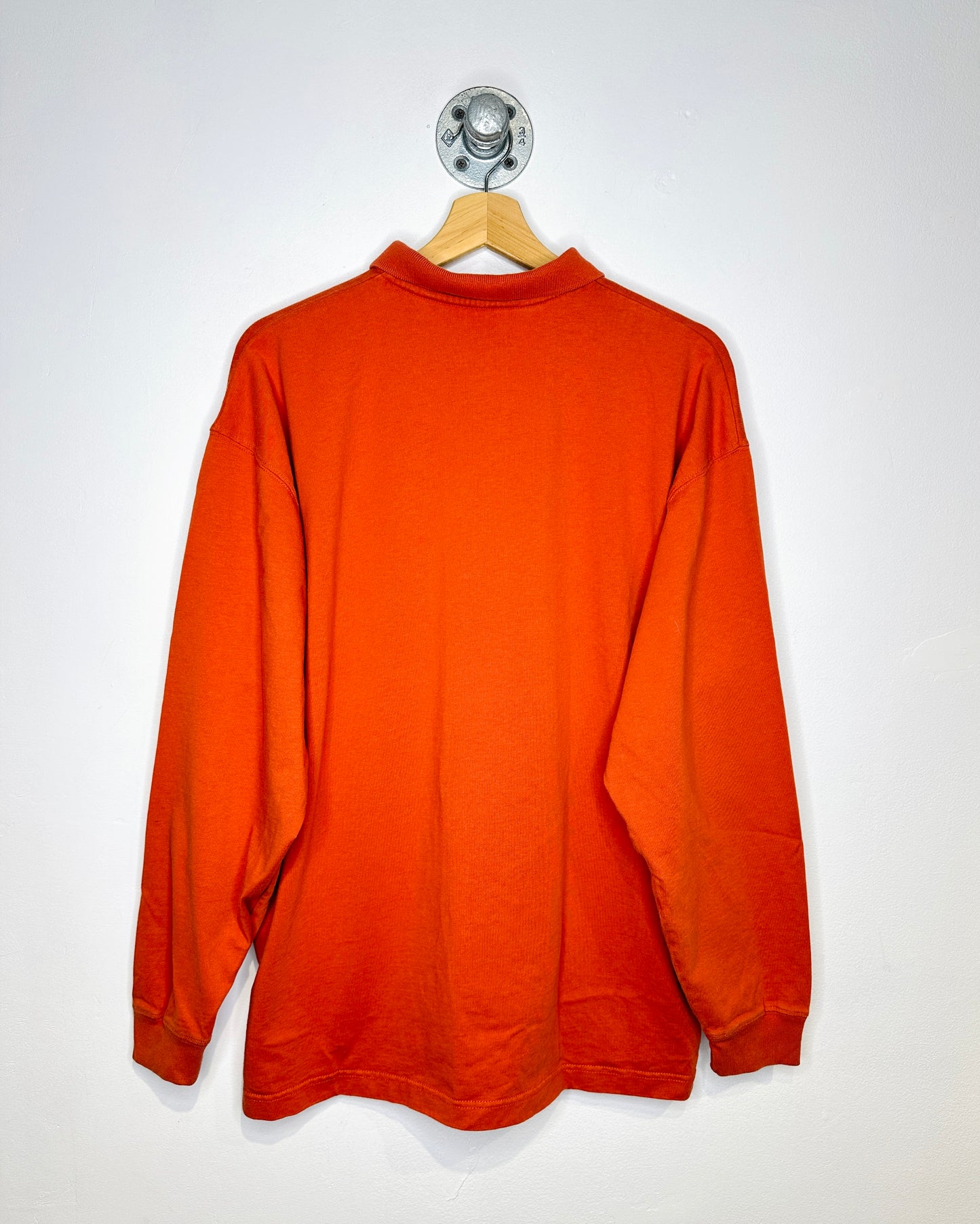 Vintage Eddie Bauer Orangle Longsleeve Polo Shirt