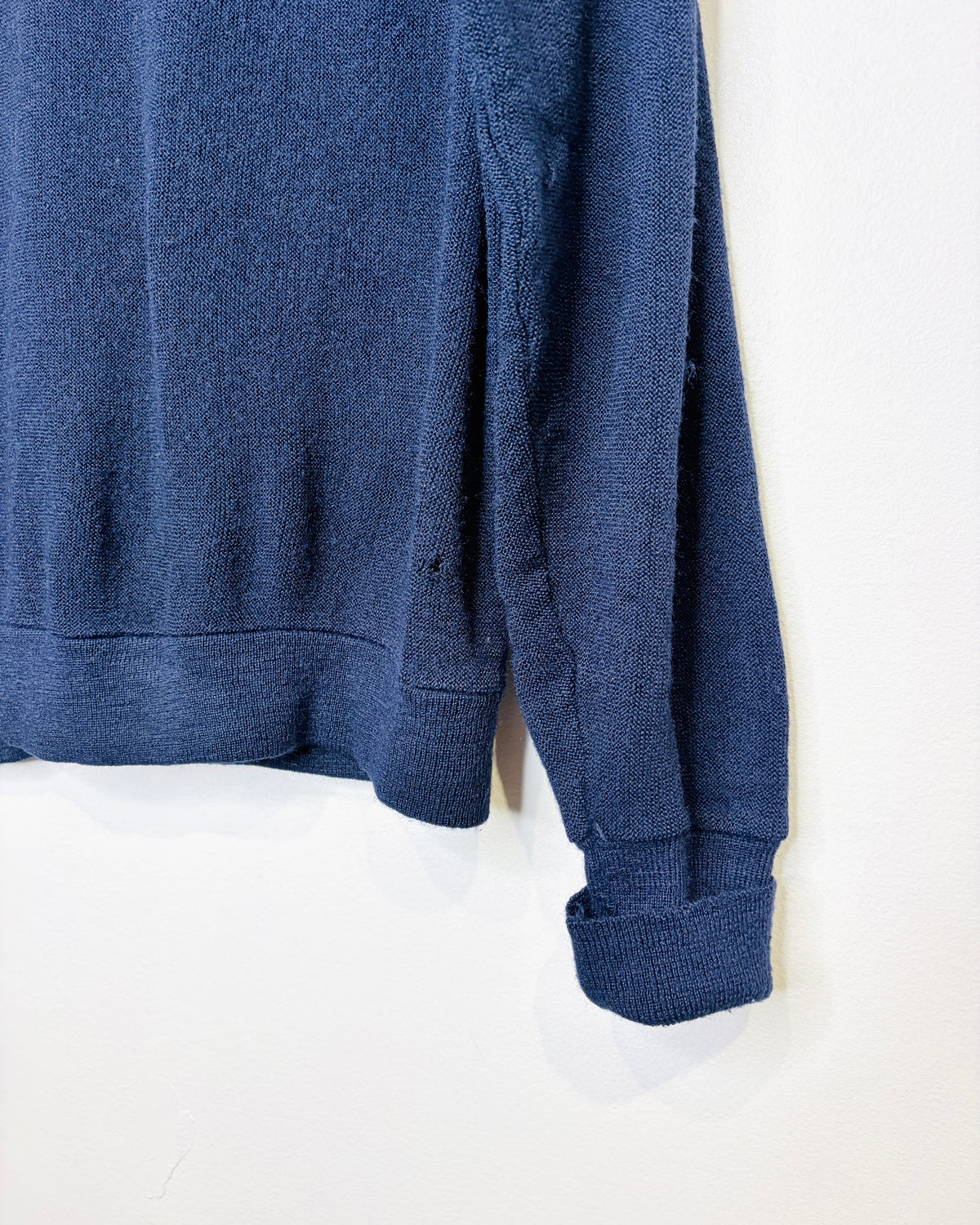Vintage 70s Steeplechase Navy Cardigan