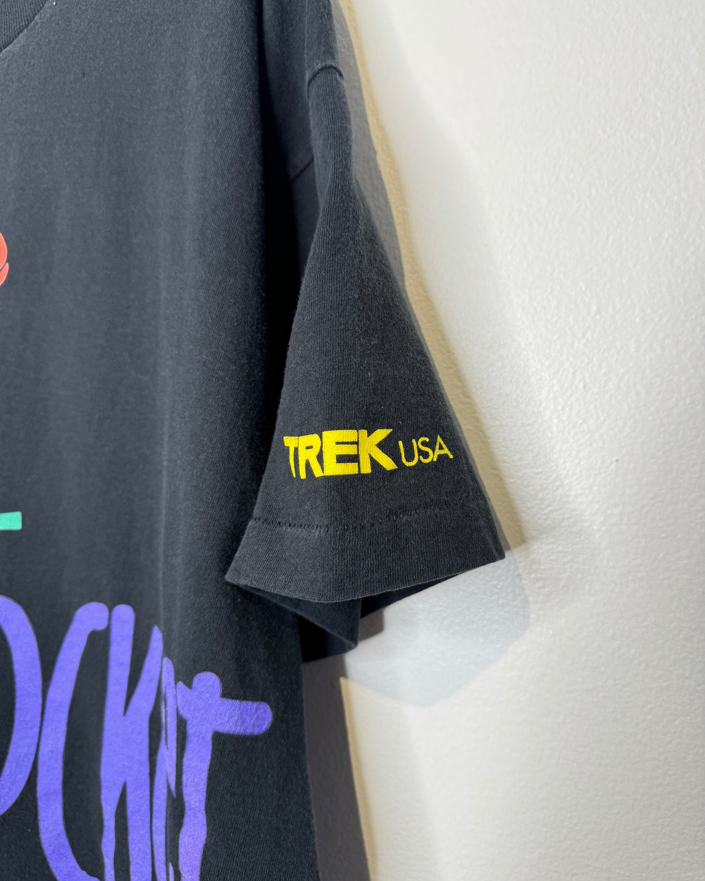 Vintage 1995 Trek OCLV Rocket Black Tee Shirt