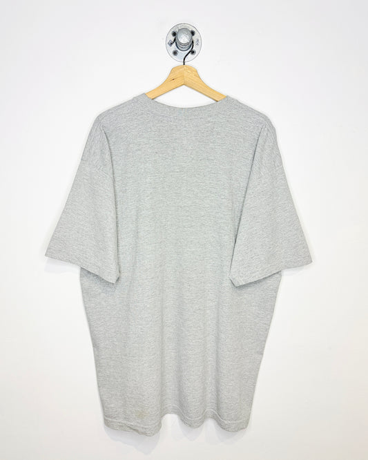 Vintage 90s Canadian Made Adidas Soccer Grey Tee Shirt