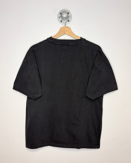 Vintage 90s Molson Canadian Promo Faded Black Tee Shirt