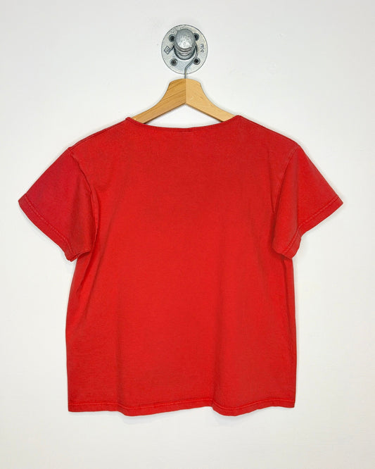 Vintage 90s Women’s Hard Rock Cafe Atlantic City Orange Tee Shirt