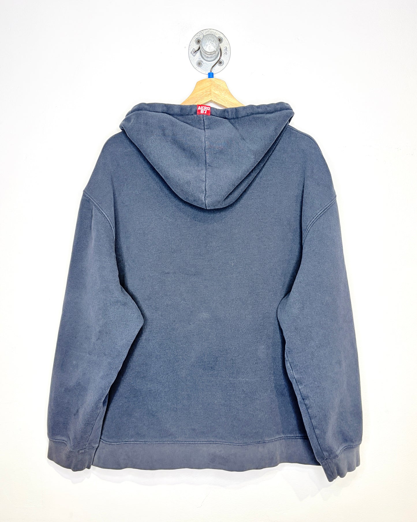 Aeropostale Athletics Navy and Red Hoodie