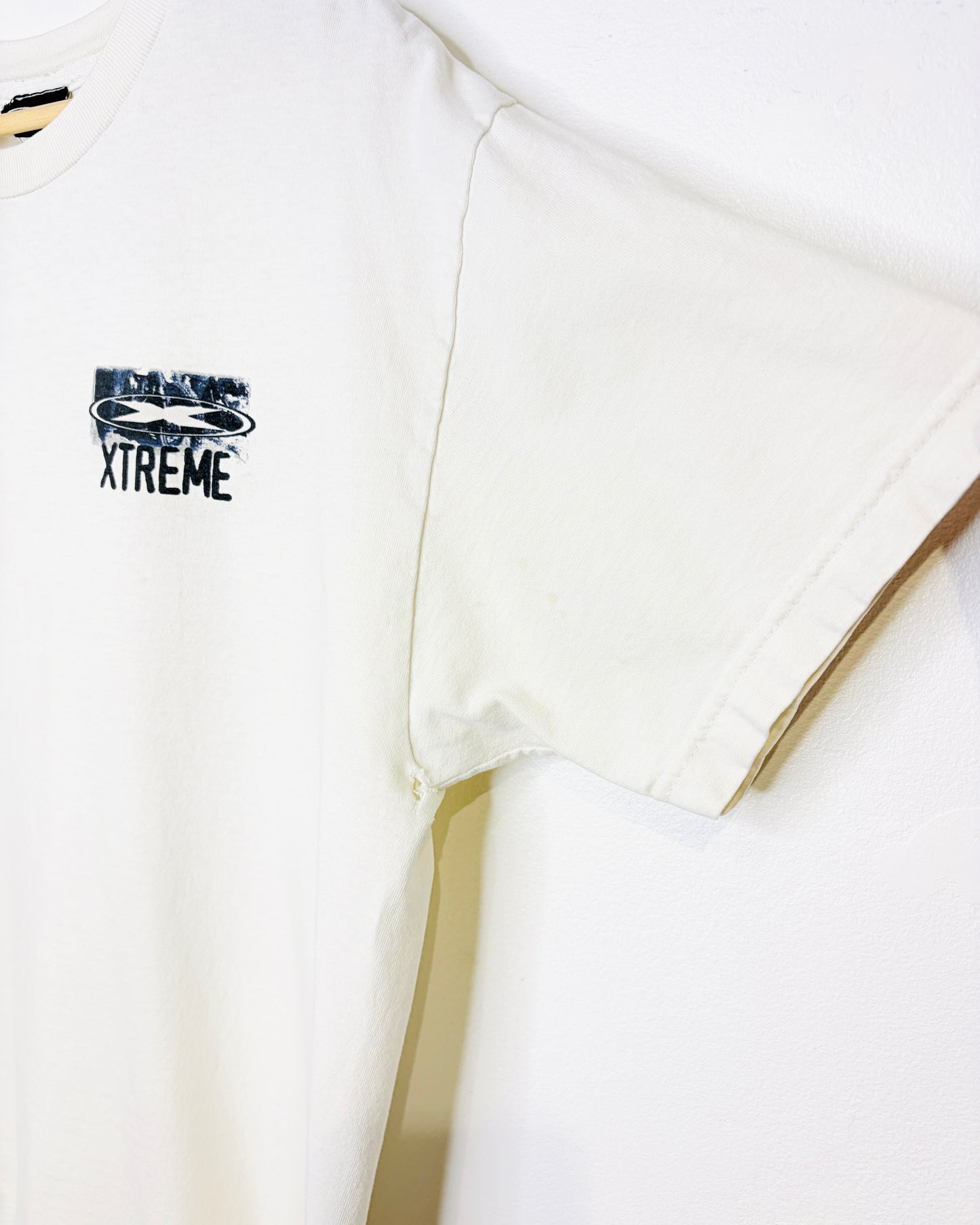 Vintage 2003 Xtreme Ride For Strokes Graphic White Tee Shirt