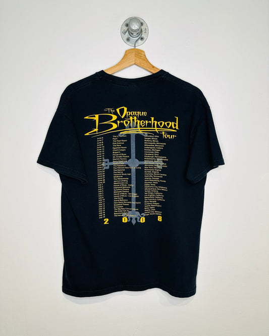 2008 Dark Lotus Black Tour Tee Shirt