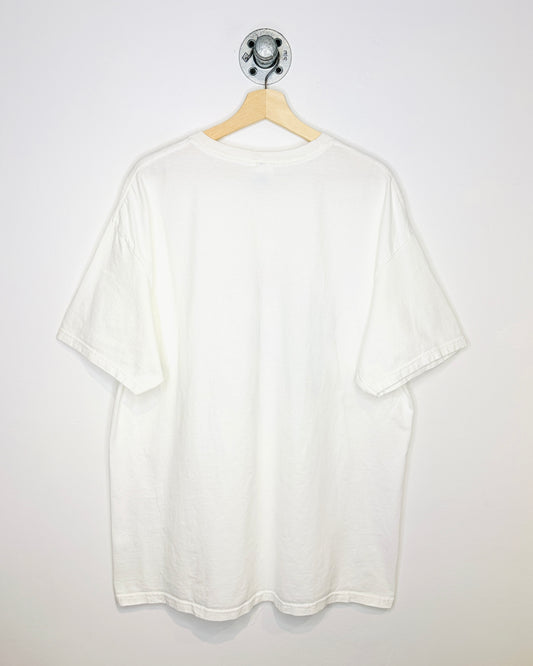 Vintage 1990s Labatt Blue Light White Tee Shirt