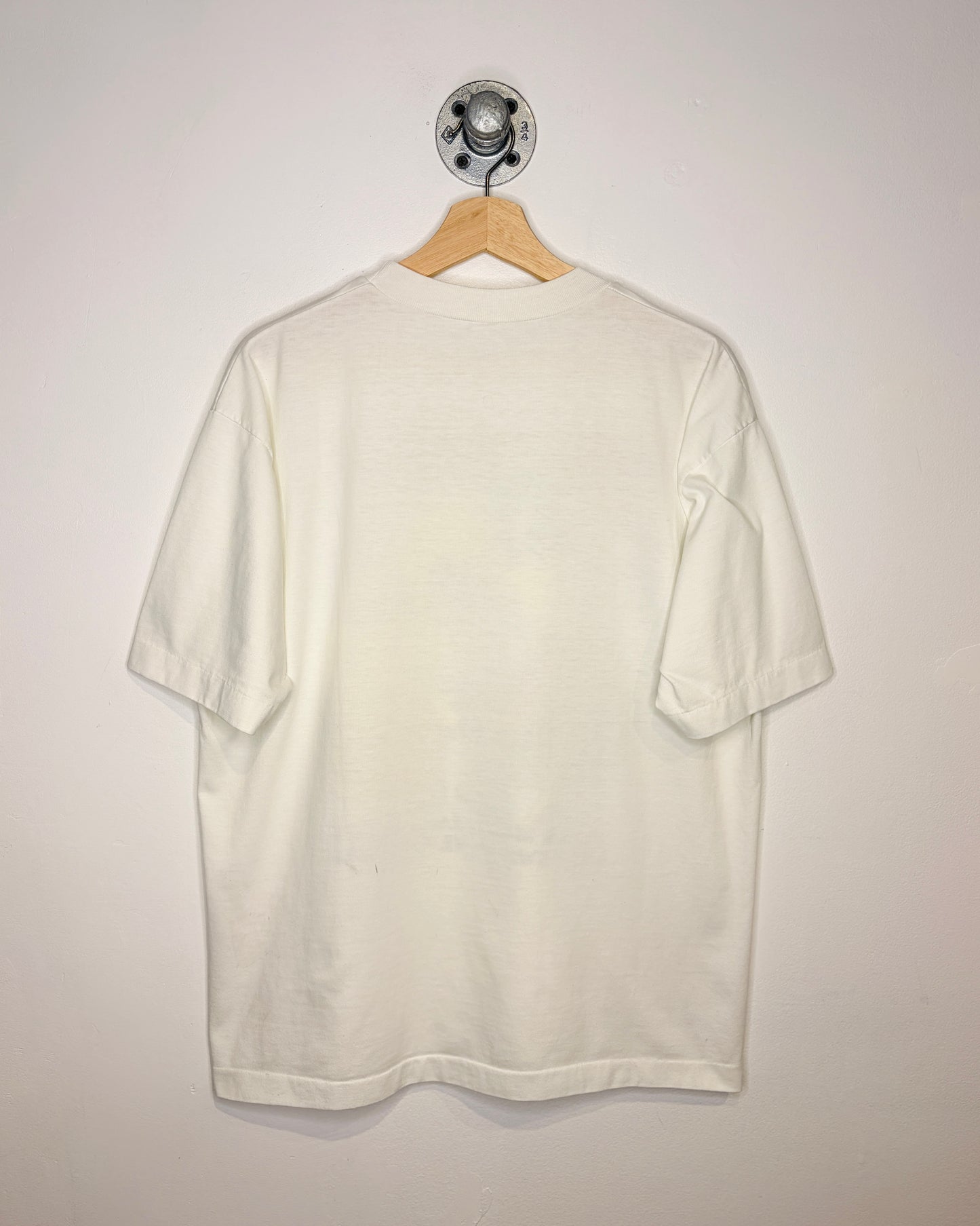 Vintage 90s Tequila Con Gusano Mexico White Tee Shirt