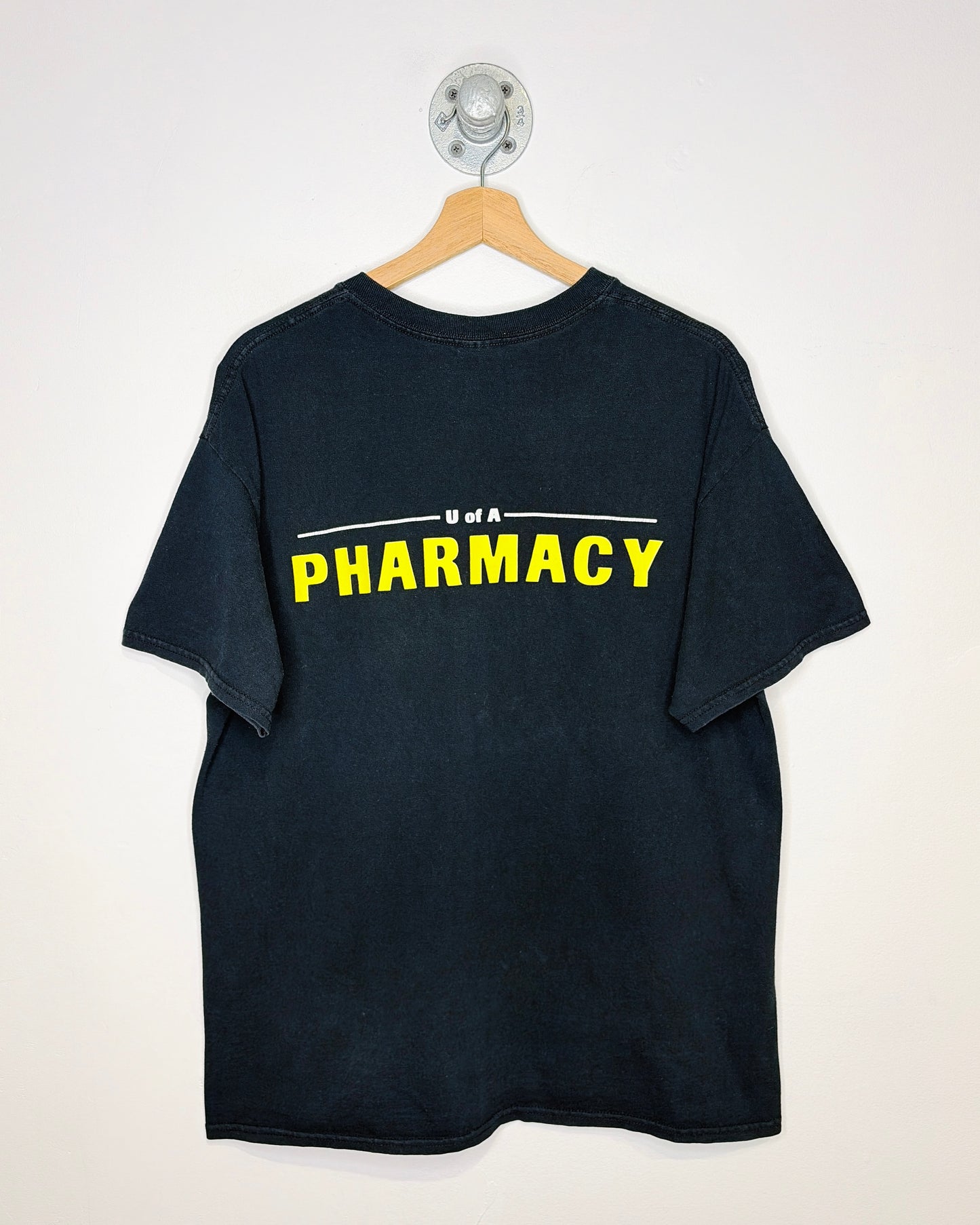 2000s “Batman” University Of Alberta Pharmacy Black Tee Shirt