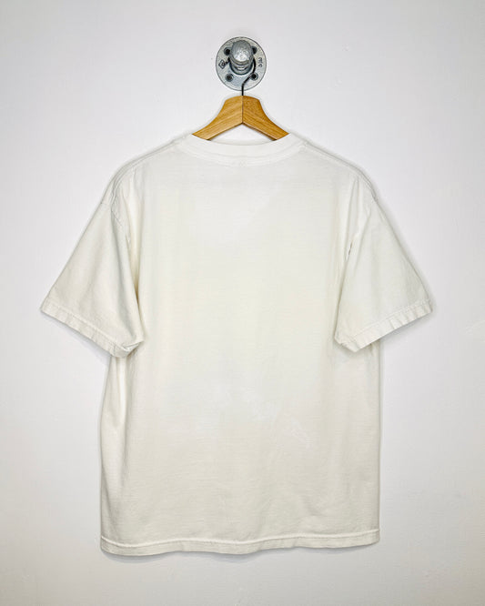 2000s Y2K Punk Rock White Tee Shirt