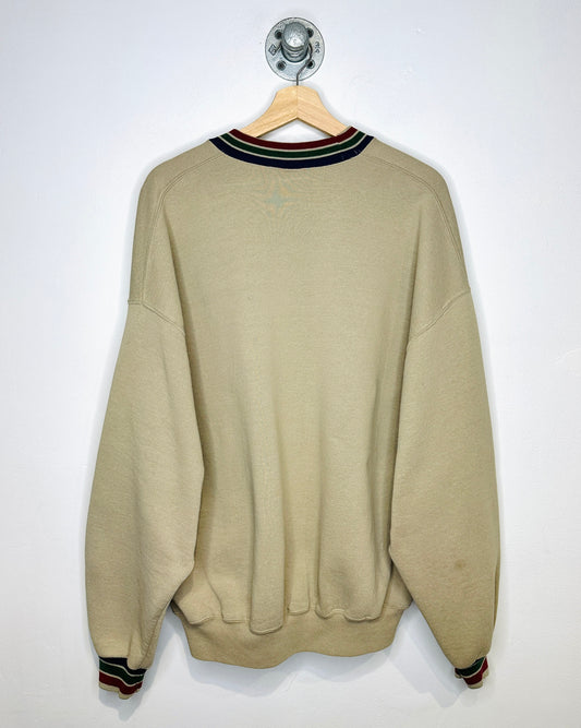 Vintage 90s DHS Hornets Tan Crewneck Sweatshirt