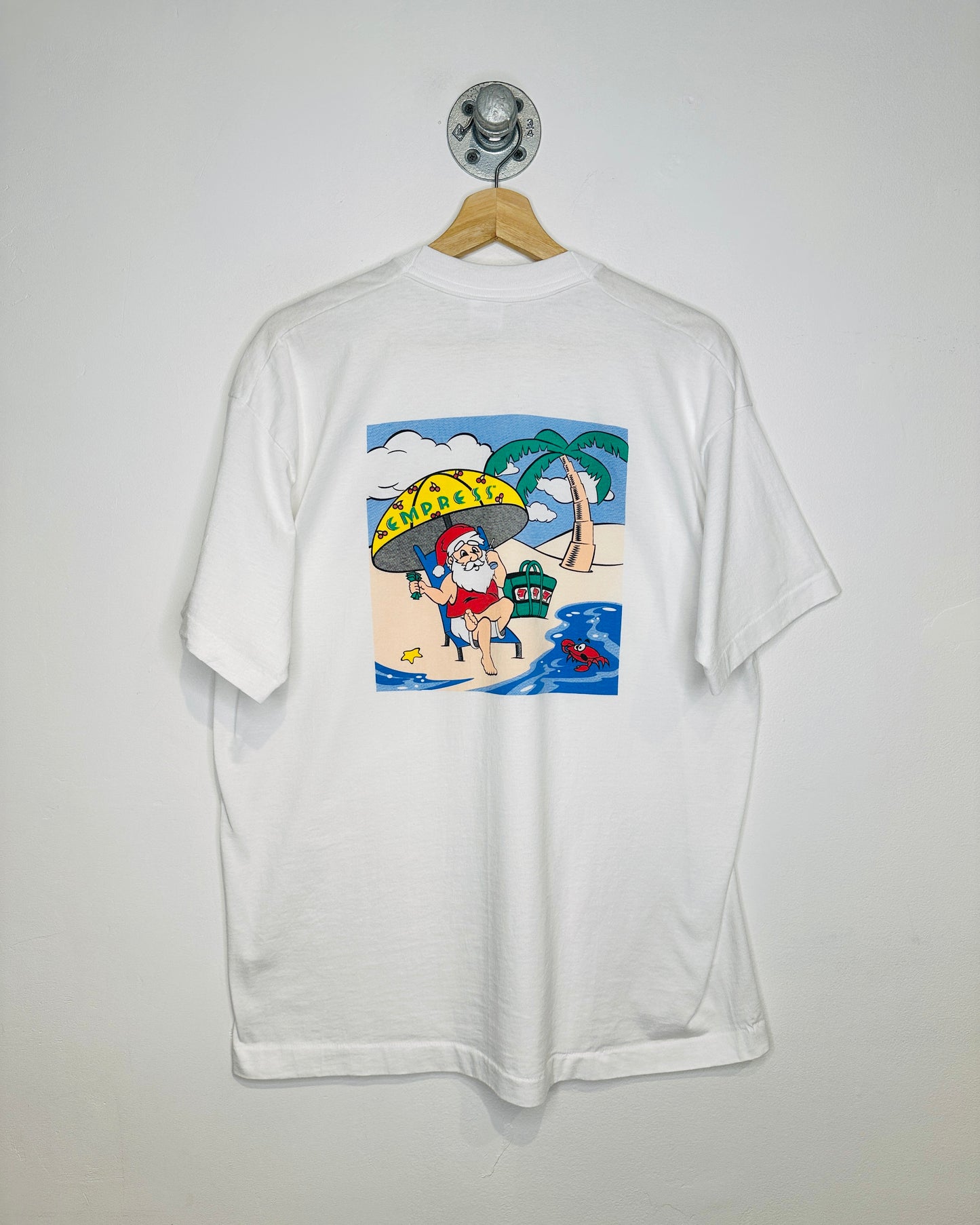 Vintage 90s Empress Casino White Tee Shirt