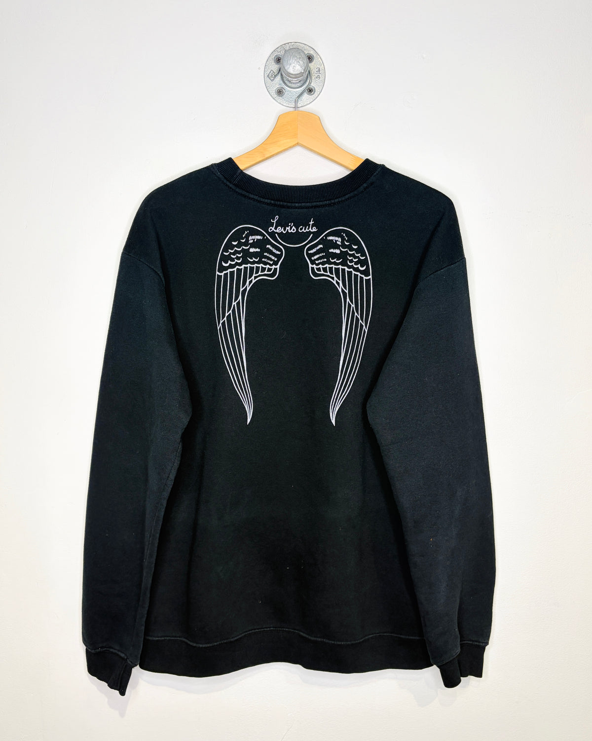 2000s Levi Strauss & Co Black Crewneck Sweatshirt