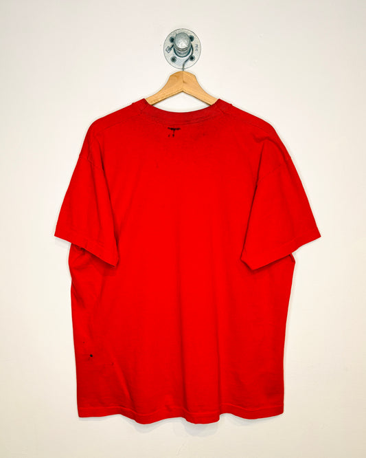 Vintage 1987 New Orleans City Of Jazz Red Tee Shirt