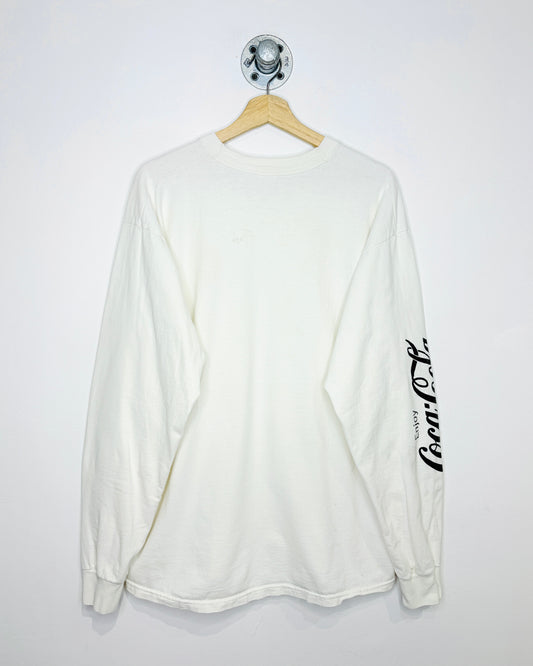 Vintage 90s Coca-Cola Promo White Longsleeve Shirt