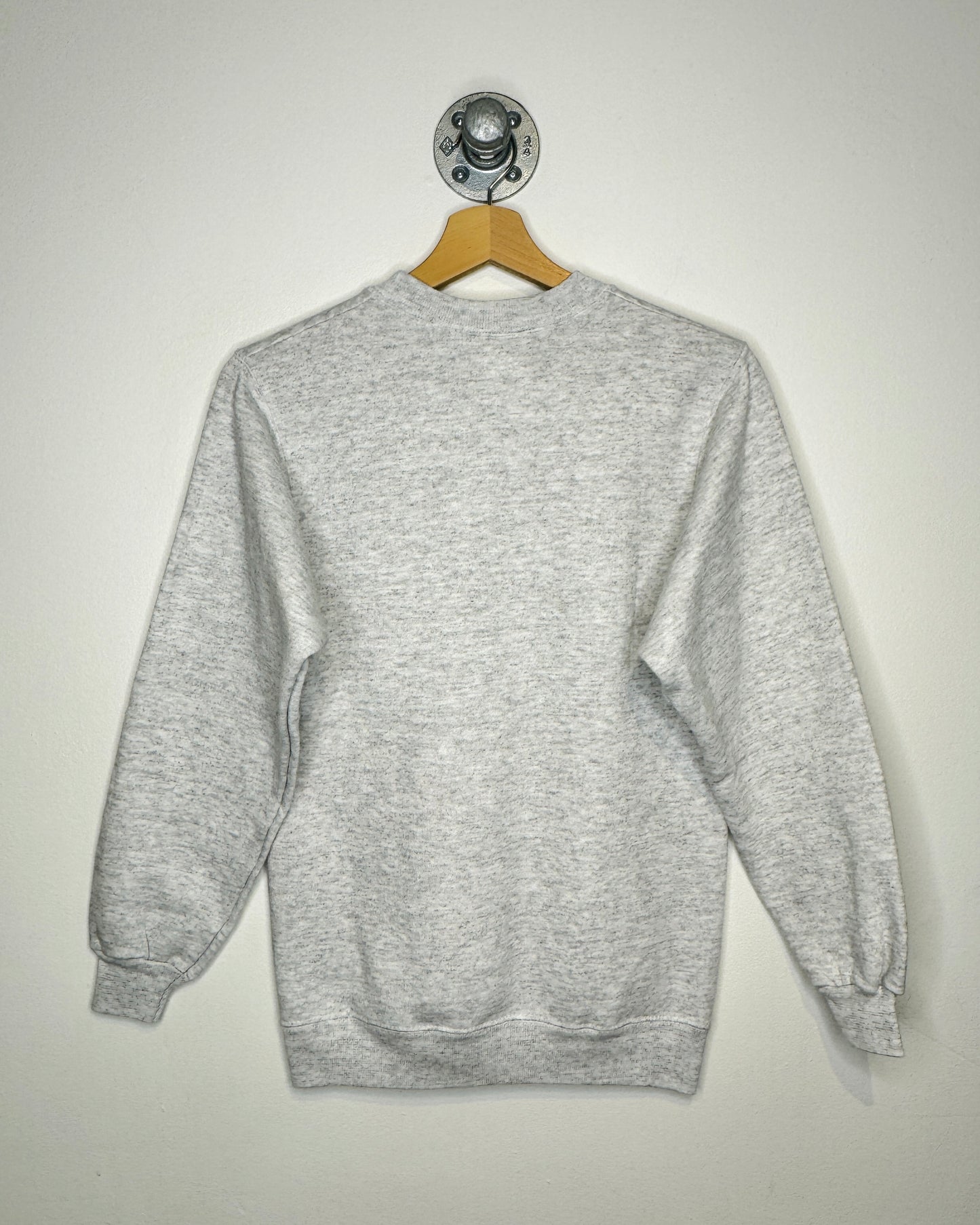Vintage 90s Hanes Blank Heather Grey Crewneck Sweatshirt