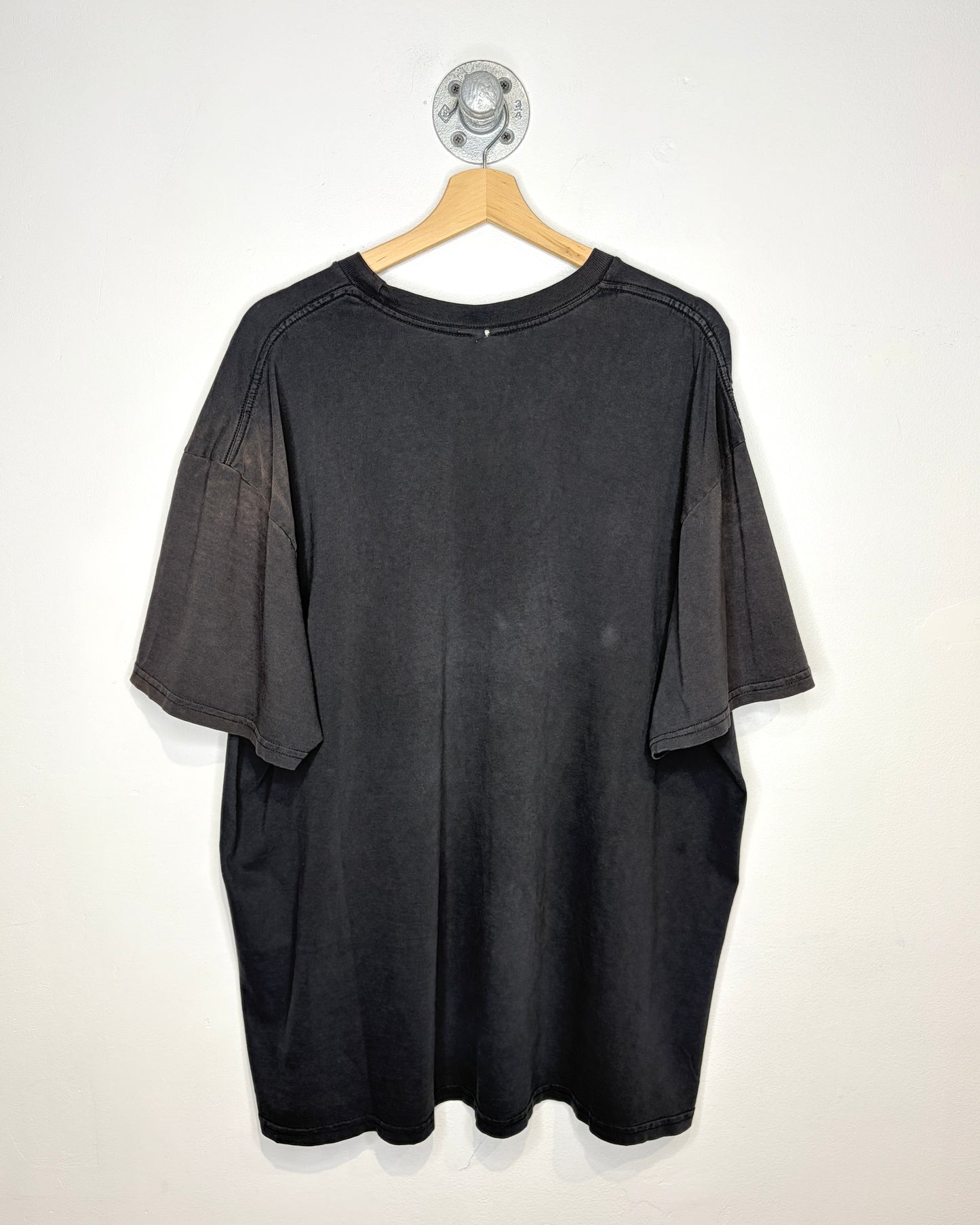 Vintage 90s Nike Made In Canada Black Faded Tee Shirt