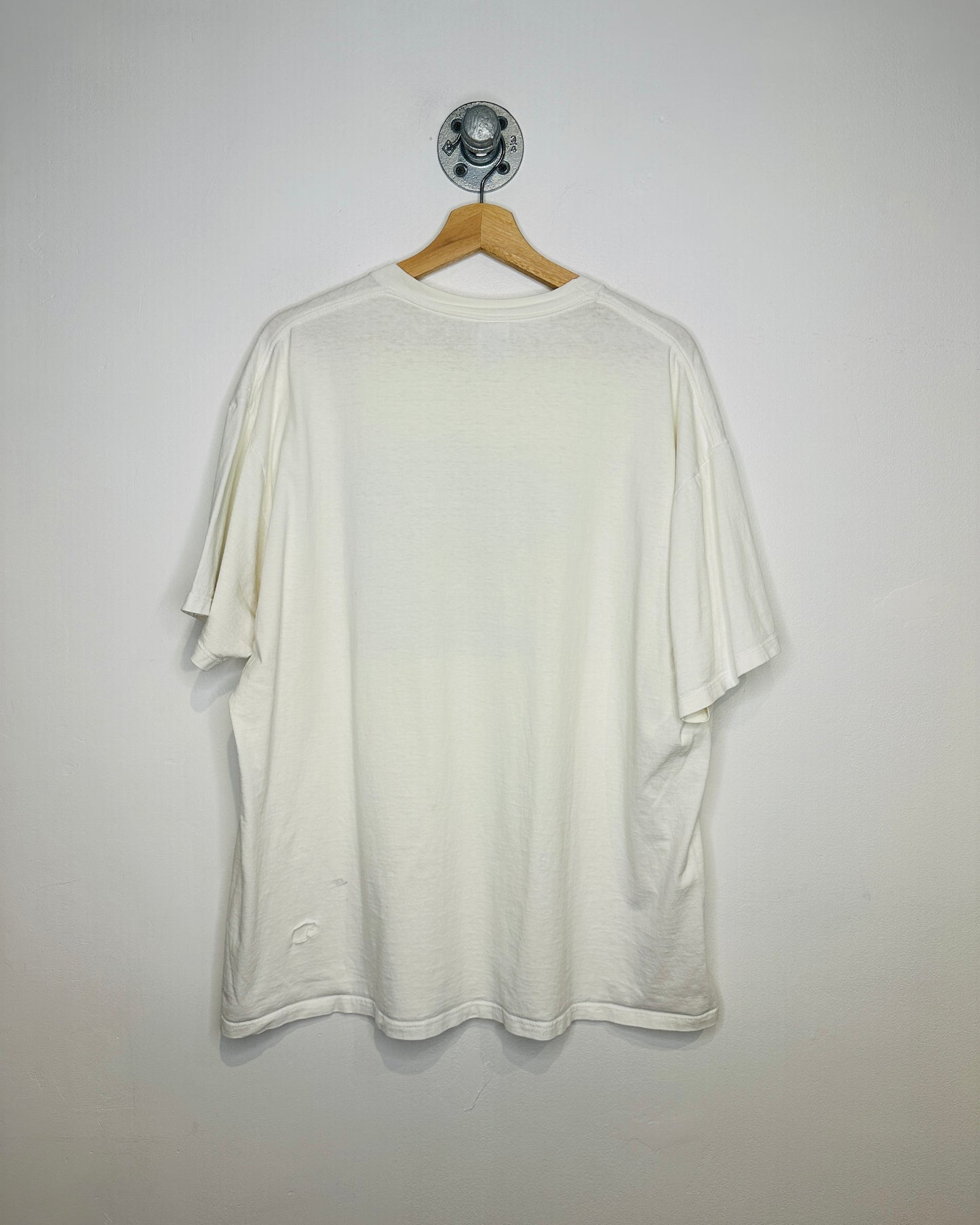 Vintage 1991 Opening Day Fishing Adventure Graphic White Tee Shirt
